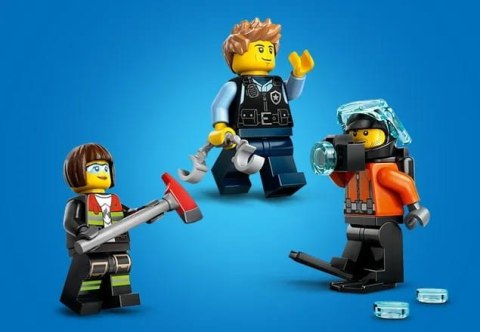60462 - LEGO City - Zestaw z helikopterem, wozem strażackim i łodzią podwodną
