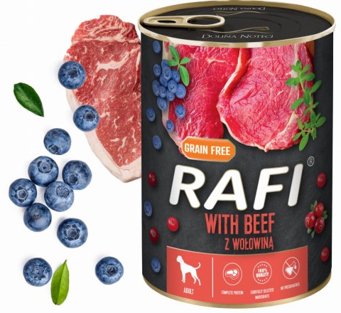 Zestaw 6x400g Karma Mokra Dla Psów RAFI MIX Smaków (Jagnięcina, Wołowina)