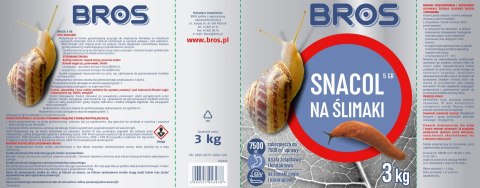 BROS - Snacol 5GB zwalcza ślimaki 3kg