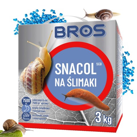 BROS - Snacol 5GB zwalcza ślimaki 3kg
