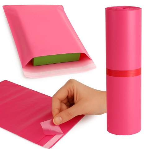 Foliopaki Kurierskie Różowe 200x300mm - 1000 szt.