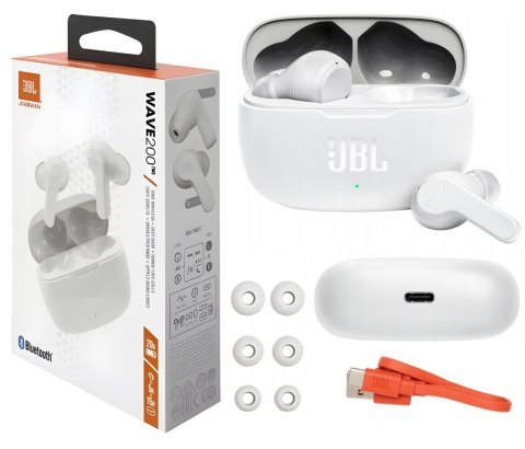 Słuchawki Bezprzewodowe JBL WAVE 200 TWS White
