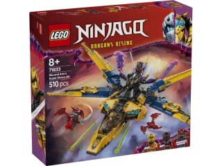 71833 - LEGO Ninjago - Ras i burzowy superodrzutowiec Arina