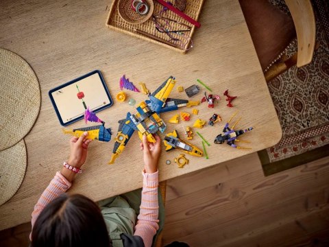 71833 - LEGO Ninjago - Ras i burzowy superodrzutowiec Arina