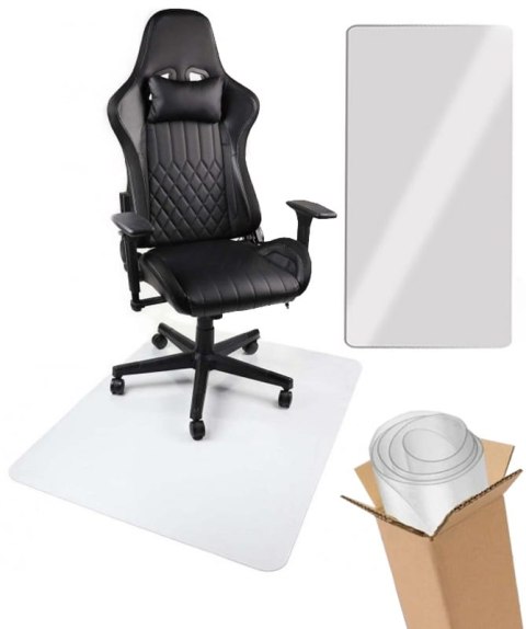 Mata Ochronna Pod Krzesło Mleczny Transparent 100x70 cm