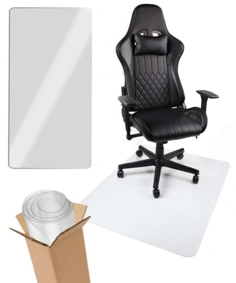 Mata Ochronna Pod Krzesło Mleczny Transparent 100x70 cm