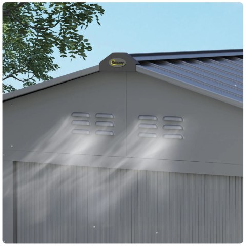 Domek Ogrodowy 213 x 131 x 192 cm Szary 2,43 m² PAKO 84H-352V00SR