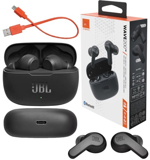 Słuchawki Bezprzewodowe JBL WAVE 200 TWS Black