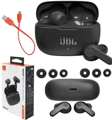 Słuchawki Bezprzewodowe JBL WAVE 200 TWS Black
