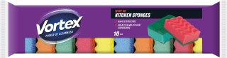 VORTEX Gąbki kuchenne 3D Wave 10 szt.