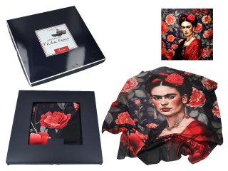 Chusta - Inspirowana malarstwem F. Kahlo (CARMANI)