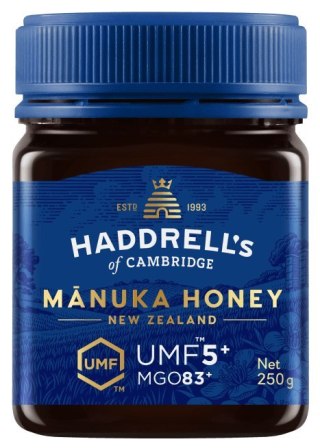 MIÓD MANUKA MGO 83+ 250 g - HADDRELL'S OF CAMBRIDGE