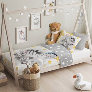 Pościel bawełna 100x135 + 40x60 Zebra