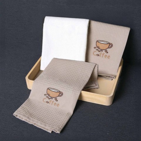 Komplet ręczników kuchennych bawełnianych HOME 1961/3x50x70/SET19