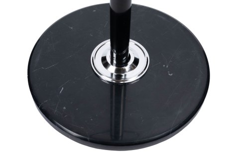 Nowoczesny podłogowy stojący obrotowy wieszak na ubrania marmurowa podstawa czarny