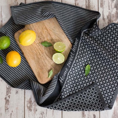 SWEET HOME Ścierka kuchenna, rozmiar 50x70cm, kolor czarny 007 (promocja)