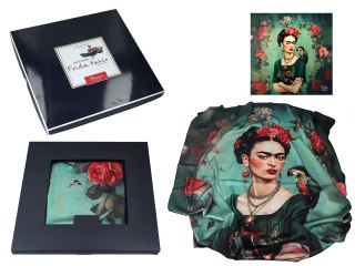 Chusta - Inspirowana malarstwem F. Kahlo (CARMANI)