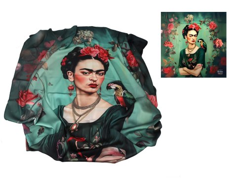 Chusta - Inspirowana malarstwem F. Kahlo (CARMANI)