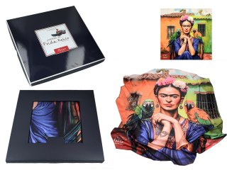 Chusta - Inspirowana malarstwem F. Kahlo (CARMANI)