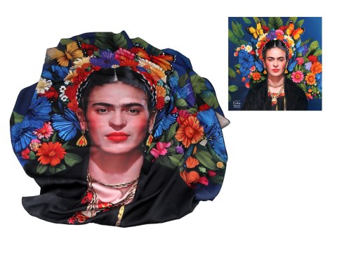 Chusta - Inspirowana malarstwem F. Kahlo (CARMANI)