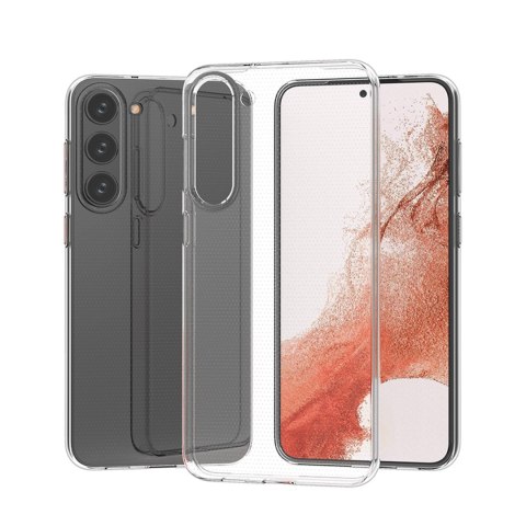 Etui cienki pokrowiec 0.5mm na Samsung Galaxy S23 - przezroczyste