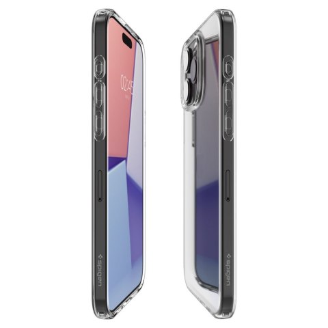 Etui na iPhone 15 Pro Liquid Crystal - przezroczyste