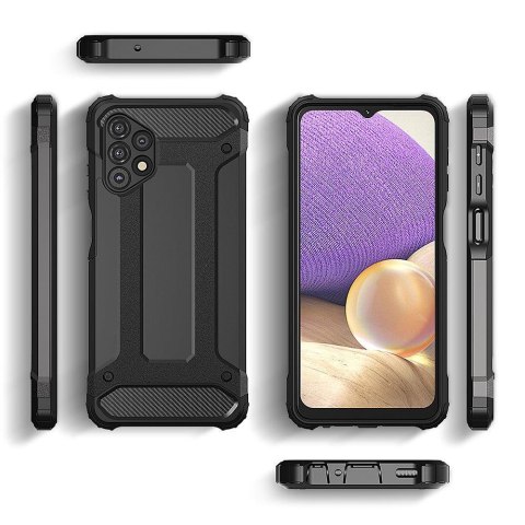 Pancerne hybrydowe etui pokrowiec Samsung Galaxy A73 Hybrid Armor - czarny
