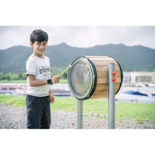 CLASSIC WORLD EDU Zestaw Bębenki XXL 2 szt. Instrument Perkusja Ogrodowa