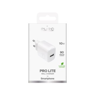 Ładowarka sieciowa USB-A PROLITE 10W - biała