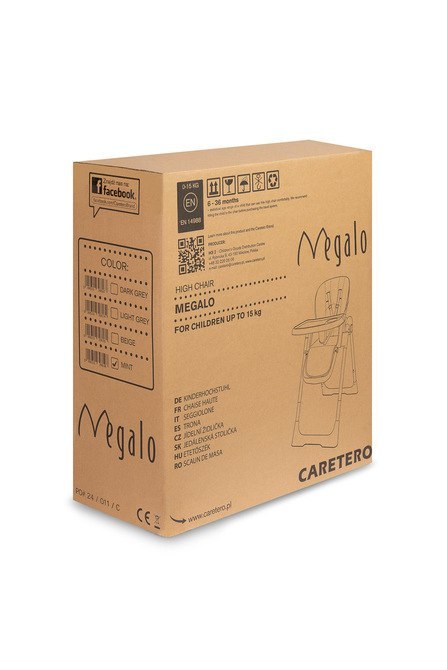 KRZESEŁKO DO KARMIENIA MEGALO MINT