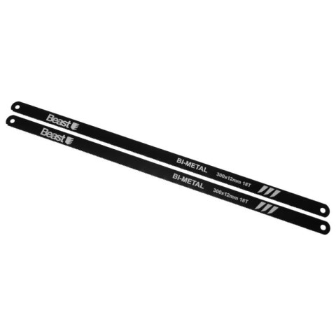 Brzeszczoty do metalu BI-METAL 300x12MM 18T 2 sztuki