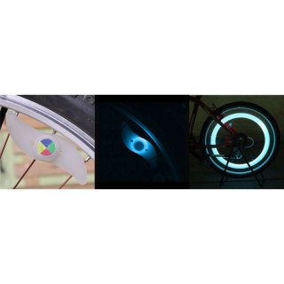 LAMPKA LED NAKŁADKA NA SZPRYCHY DO ROWERU - bumerang