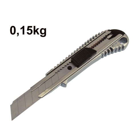 Nóż nożyk do tapet metalowy nożyk 18mm ostrze łamane