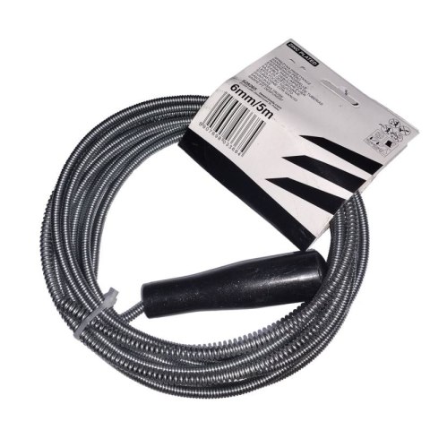 Spirala hydrauliczna żmijka przetykacz rur 6MMx5M ocynkowana