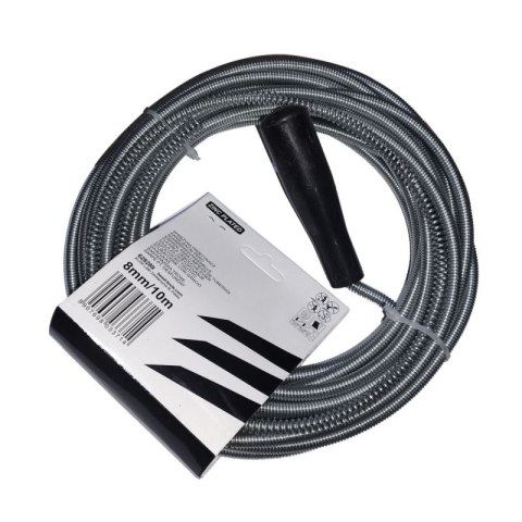 Spirala hydrauliczna żmijka przetykacz rur 8mmx10m ocynkowana