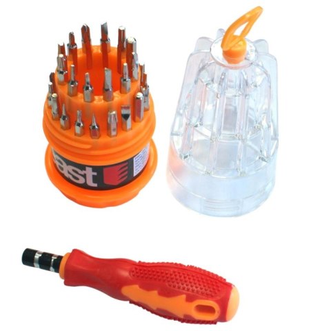 Śrubokręt wkrętak precyzyjny 31 elementów