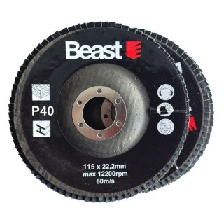 TARCZA DO SZLIFOWANIA LAMELKOWA LAMELKA P40 115mm 3 SZT