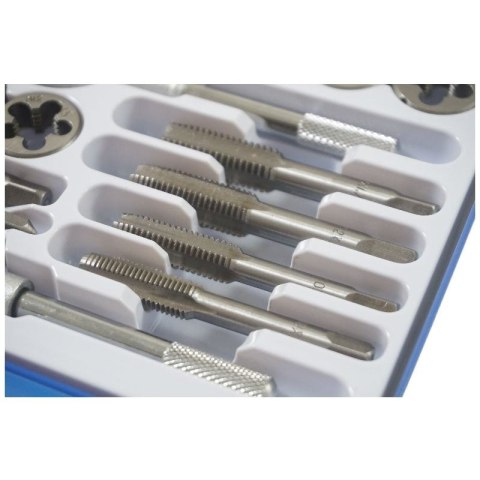 Zestaw narzynek i gwintowników walizka kalibrownik 24 szt M5-M12 1/8 NPT