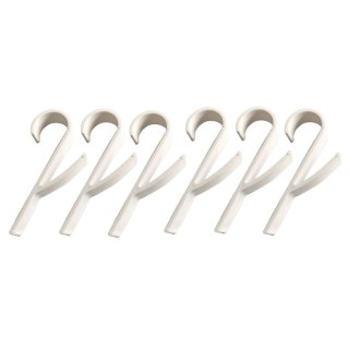 6x HACZYK WIESZAK NA RĘCZNIKI GRZEJNIK KALORYFER UCHWYT ŁAZIENKOWY ZESTAW