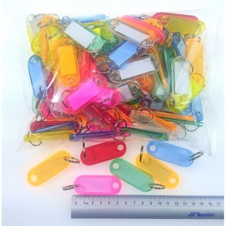 ETYKIETKI DO KLUCZY KOMPLET 100 szt