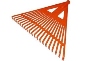 Grabie grabki ogrodowe wachlarzowe DO LIŚCI TRAWY OGRODU 430 mm MOCNE