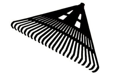 Grabie grabki ogrodowe wachlarzowe DO LIŚCI TRAWY OGRODU 610 mm ECO