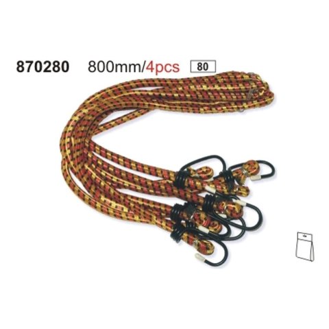 Linki gumy gumki pasy do mocowania bagażu ładunku PAJĄK 8-ramienny 40cm