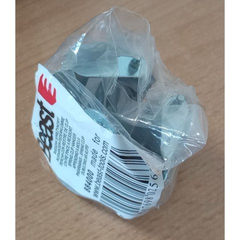 Wieszak sprężynowy uchwyt na narzedzia miotły mop szary 50x48x40mm