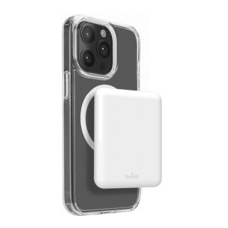 Powerbank 5000mAh USB-C MagSafe Power Mag - biały