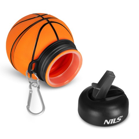 NC4104 BUTELKA SPORTOWA SKŁADANA 550ML BASKETBALL NILS