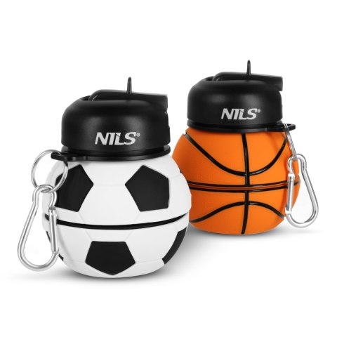 NC4104 BUTELKA SPORTOWA SKŁADANA 550ML BASKETBALL NILS