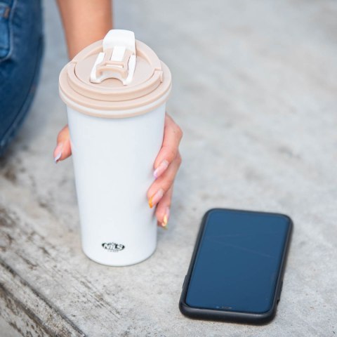 NCB18 BIAŁY KUBEK TERMICZNY NILS CAMP