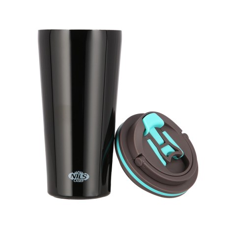 NCB18 CZARNY KUBEK TERMICZNY NILS CAMP