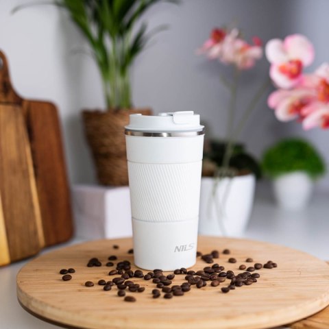 NCC09 BIAŁY KUBEK TERMICZNY NILS